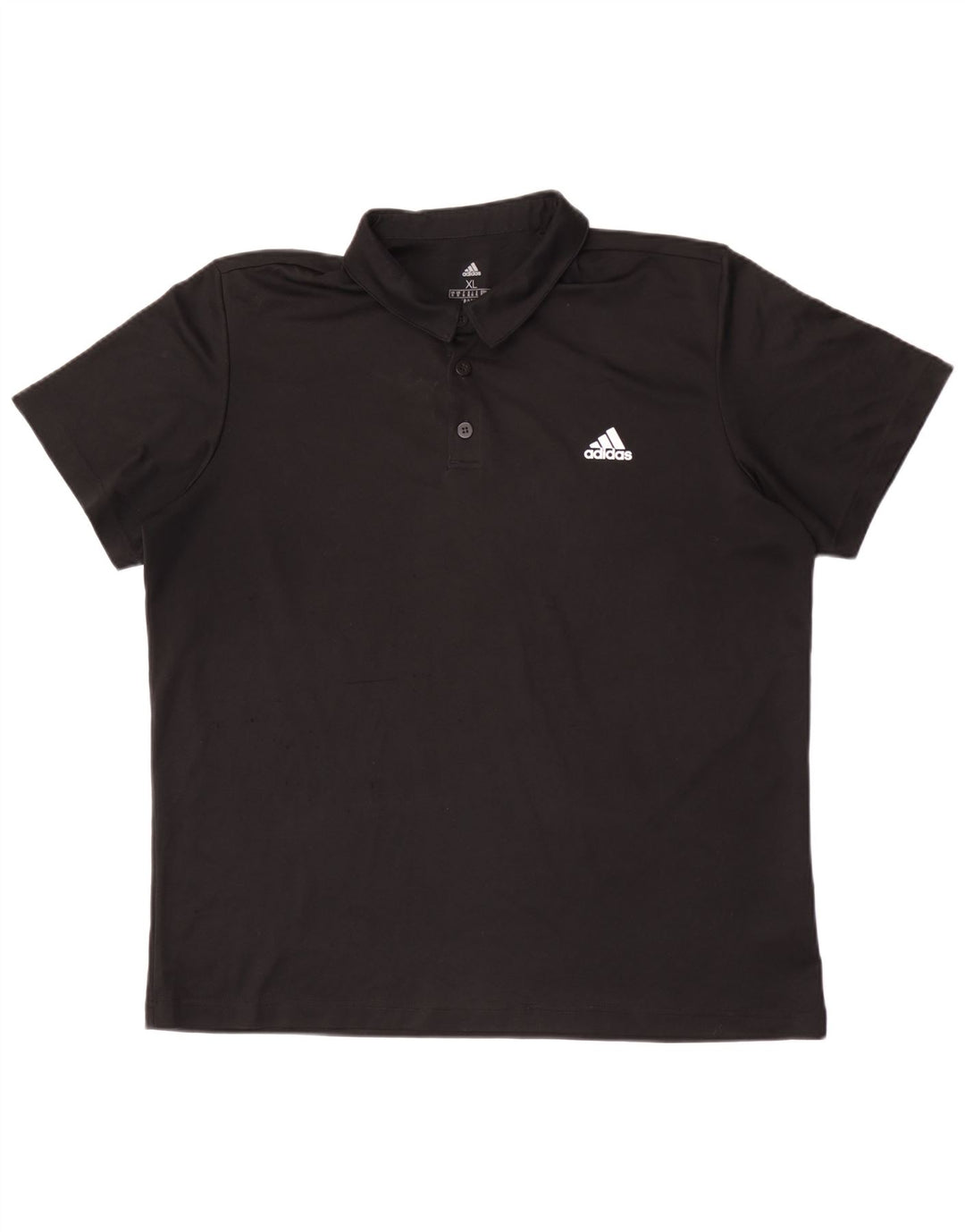 Adidas Mens Aeroready Polo Shirt XL Black Polyester