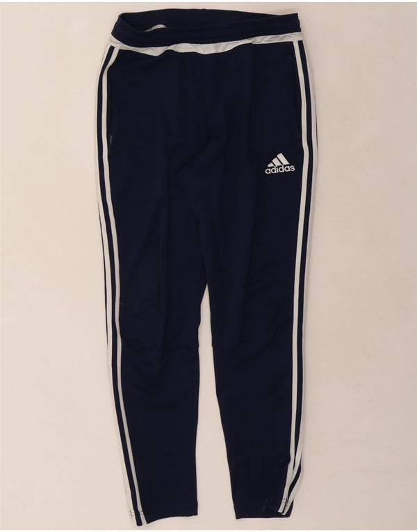Adidas Mens Climacool Tracksuit Trousers Medium Navy Blue Polyester