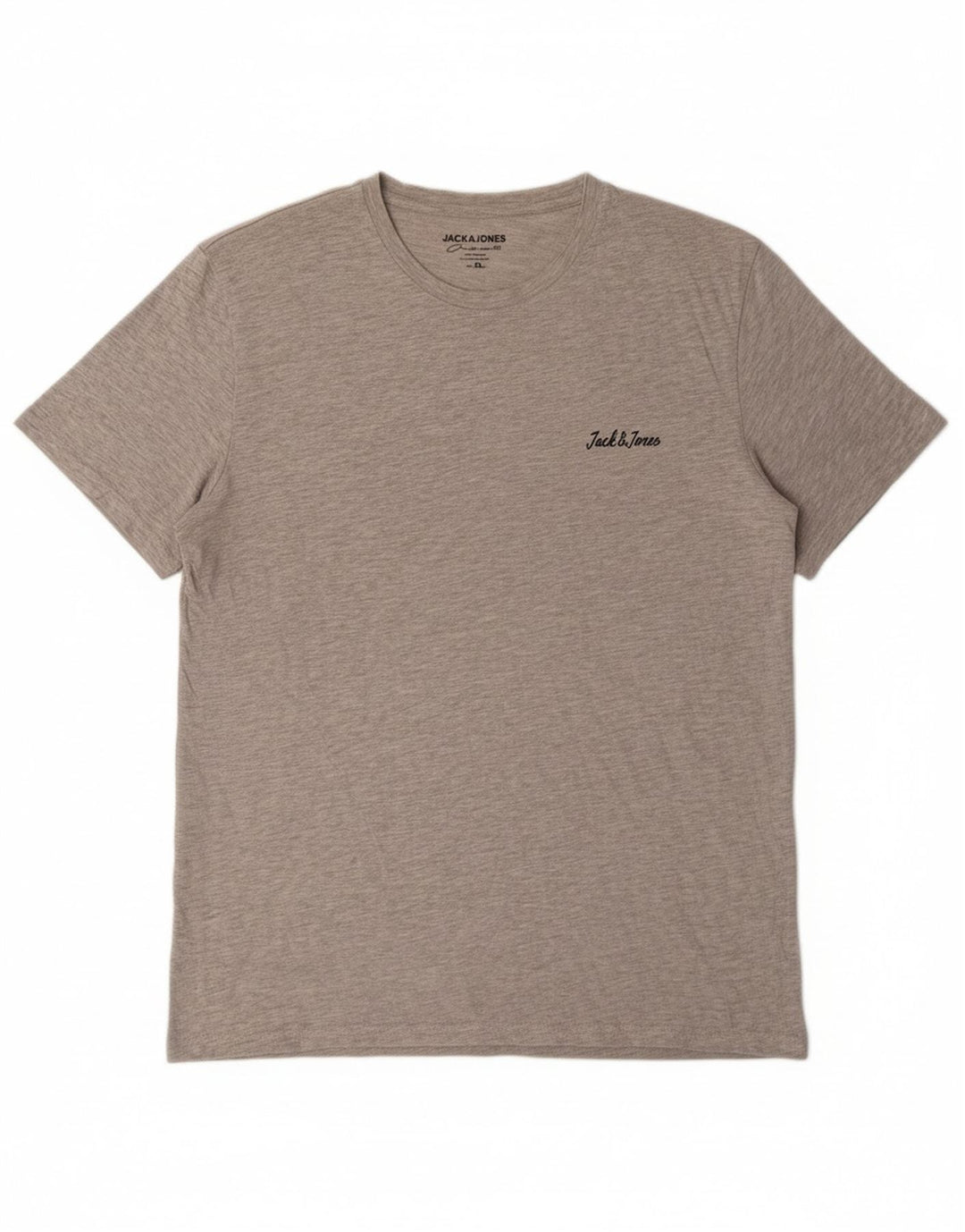 JACK & JONES Mens Originals T-Shirt Top XL Grey Cotton