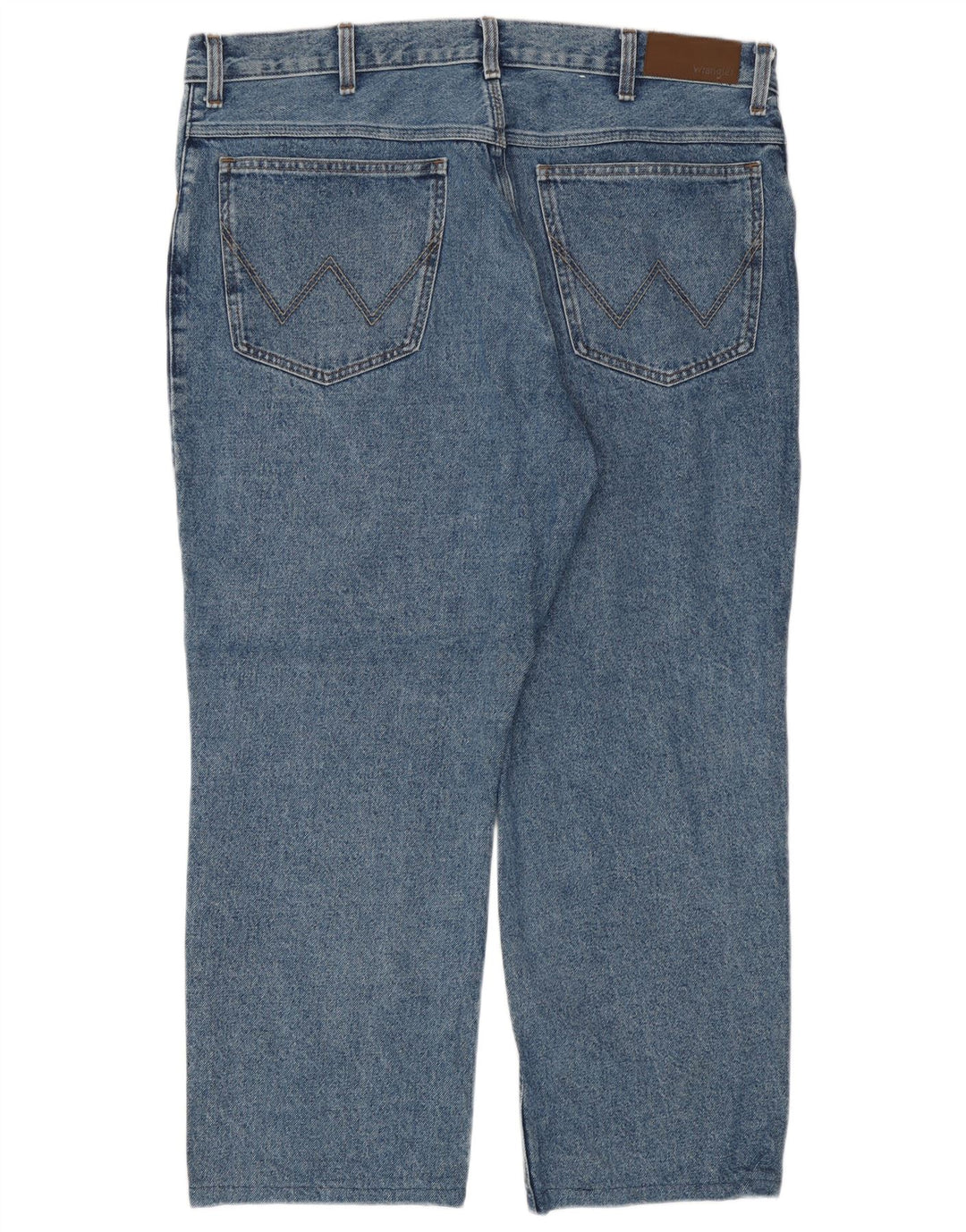 Wrangler Mens Straight Jeans W40 L27 Blue Cotton