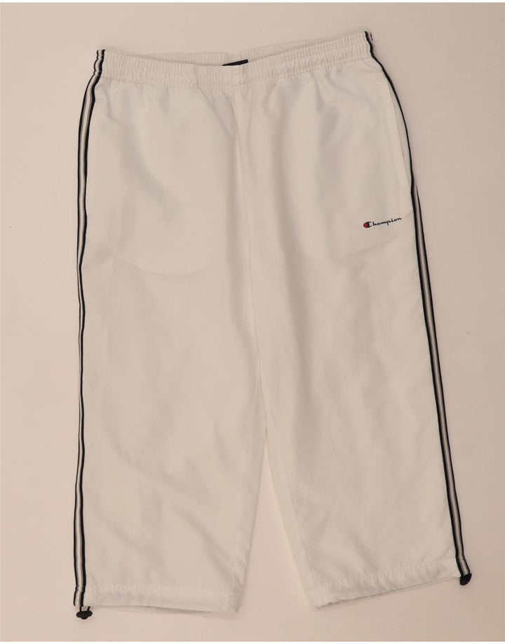 CHAMPION Mens Capri Tracksuit Trousers 2XL  White