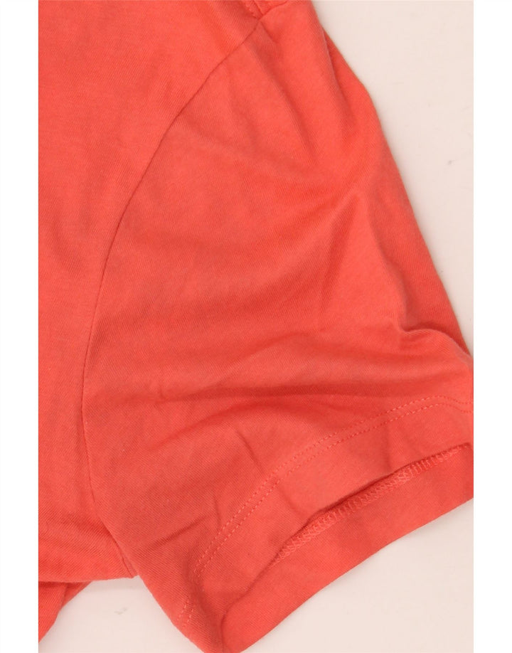 Nike Womens Graphic T-Shirt Top UK 14 Medium Orange