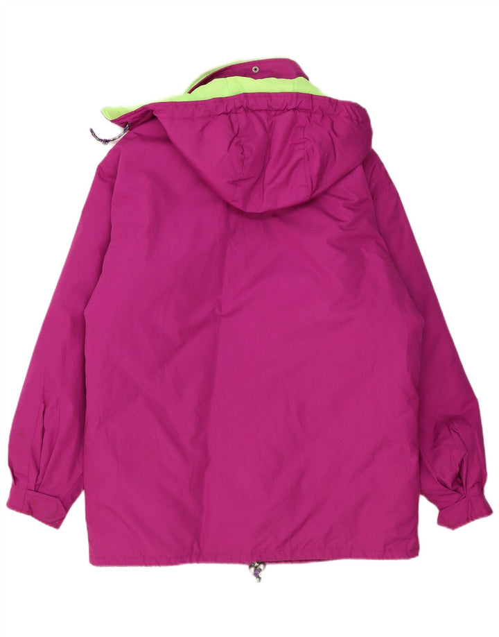 Fila Mens Hooded Padded Jacket IT 52 XL Pink Colourblock Polyester