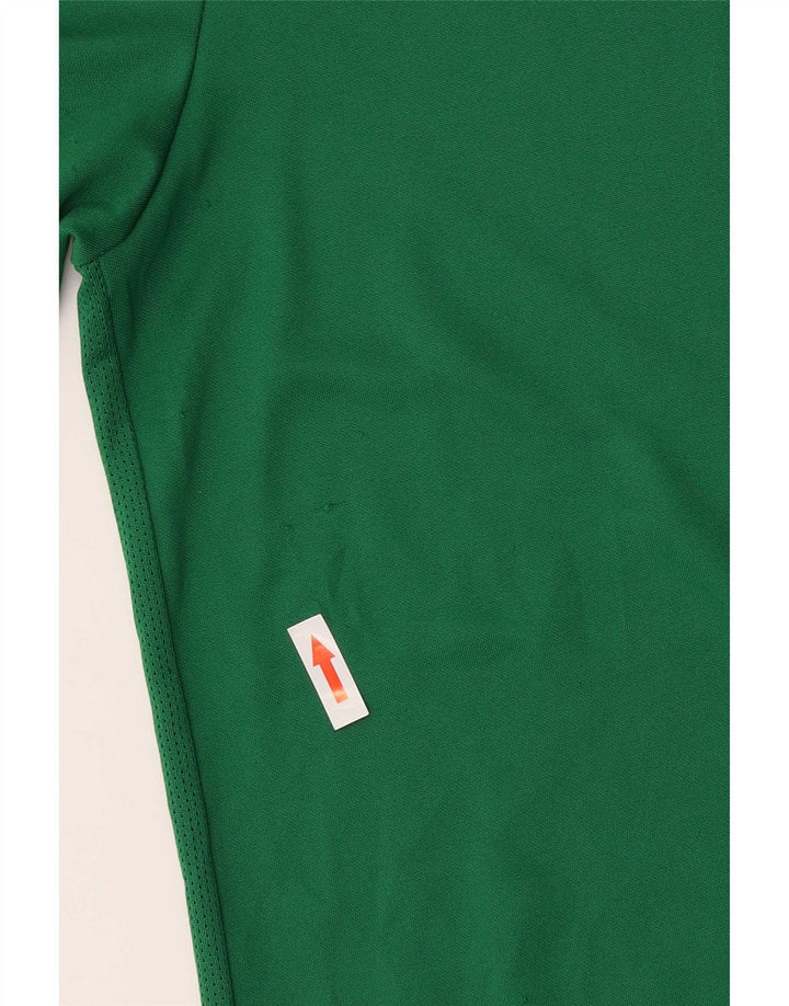 Nike Mens Dri Fit Graphic T-Shirt Top Medium Green Polyester