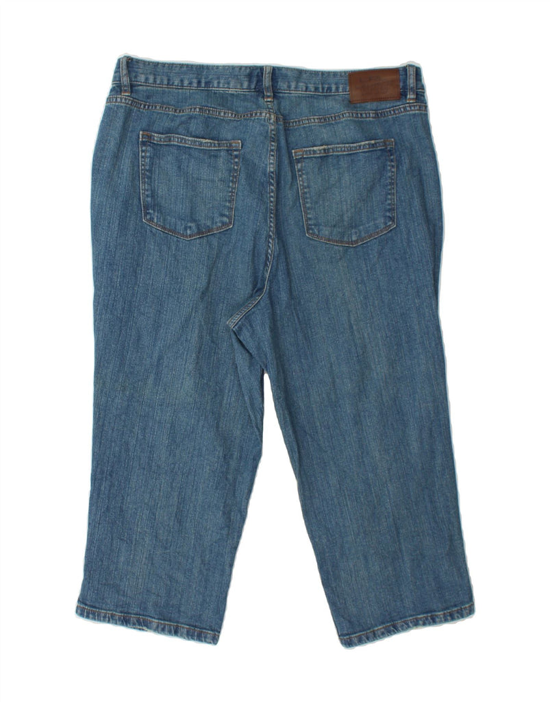 RALPH LAUREN Womens Capri Jeans US 14 XL W36 L20 Blue Cotton Vintage Ralph Lauren and Second-Hand Ralph Lauren from Messina Hembry 