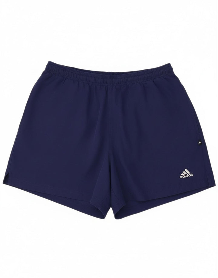 Adidas Mens Sport Shorts Large Navy Blue Polyester