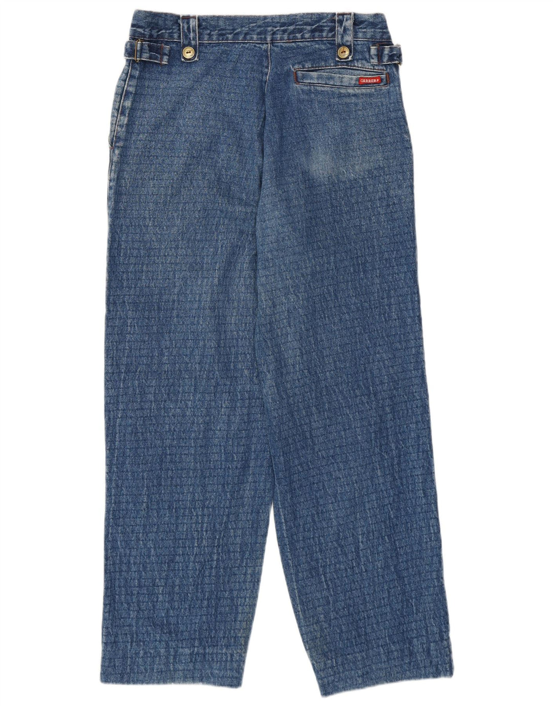 Carrera Womens High Rise Loose Jeans W32 L27 Blue Cotton