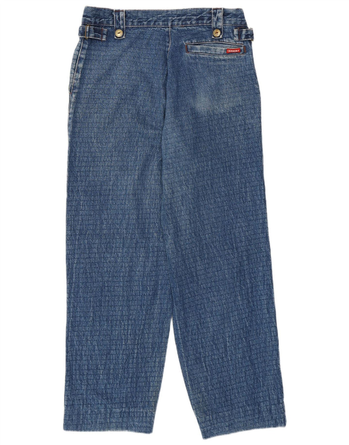 Carrera Womens High Rise Loose Jeans W32 L27 Blue Cotton