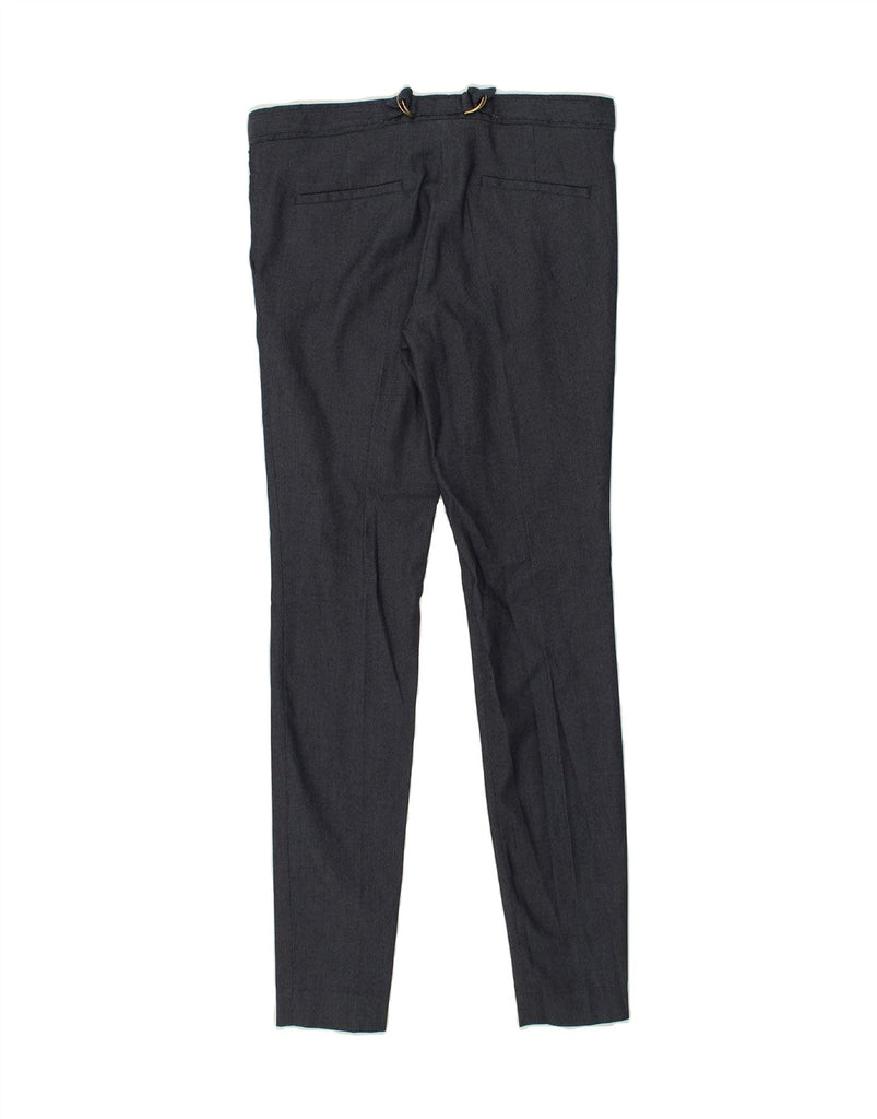 MASSIMO DUTTI Womens Slim Chino Trousers EU 38 Medium W28 L30  Navy Blue | Vintage Massimo Dutti | Thrift | Second-Hand Massimo Dutti | Used Clothing | Messina Hembry 