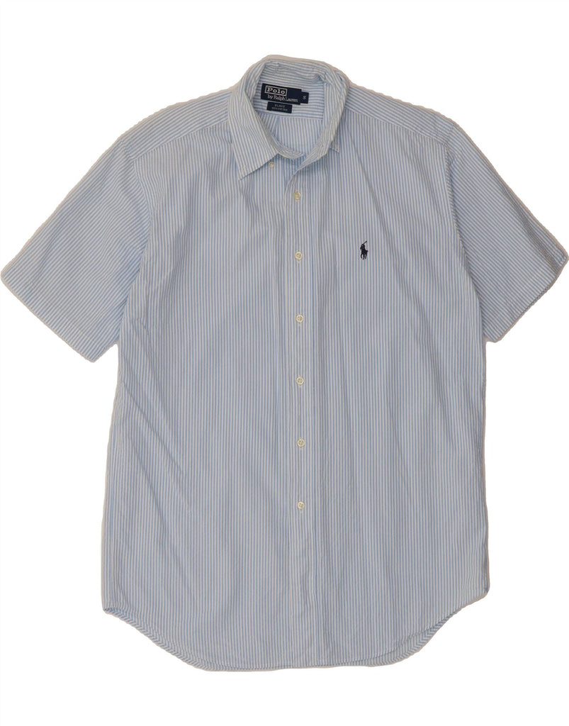 POLO RALPH LAUREN Mens Blake Loose Fit Shirt Small Blue Pinstripe Vintage Polo Ralph Lauren and Second-Hand Polo Ralph Lauren from Messina Hembry 