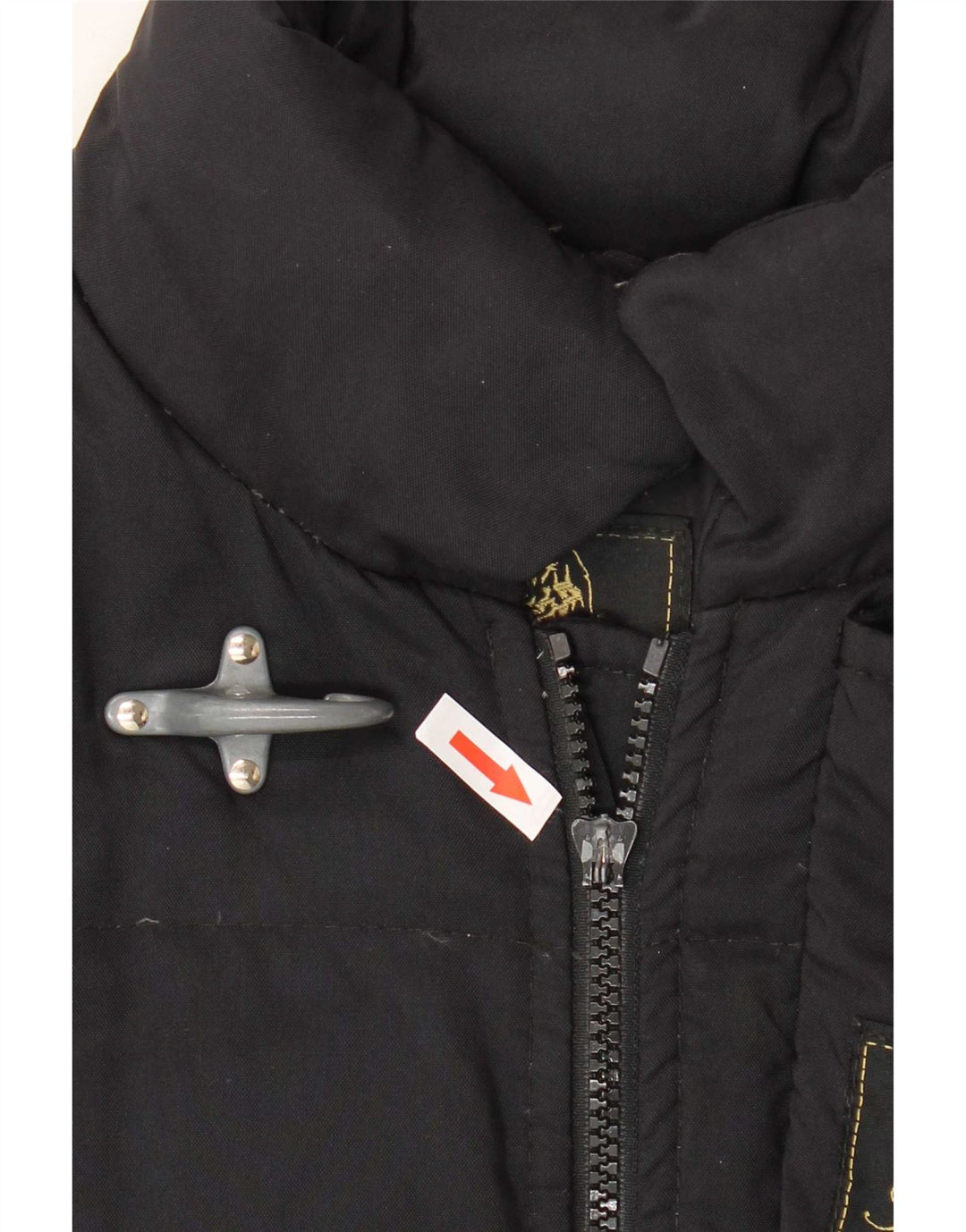 Fay Womens Padded Jacket UK 16 Large Black