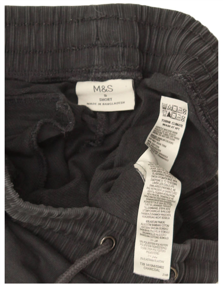 Marks & Spencer Mens Tracksuit Trousers Small  Grey Cotton