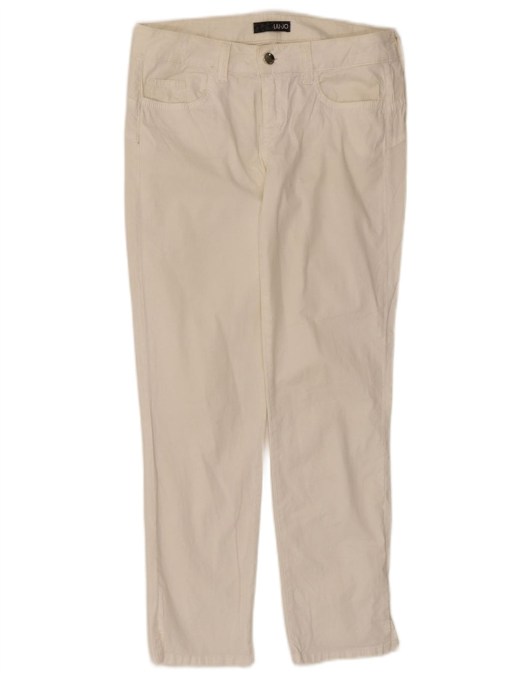 Liu Jo Womens Slim Casual Trousers W30 L27 White