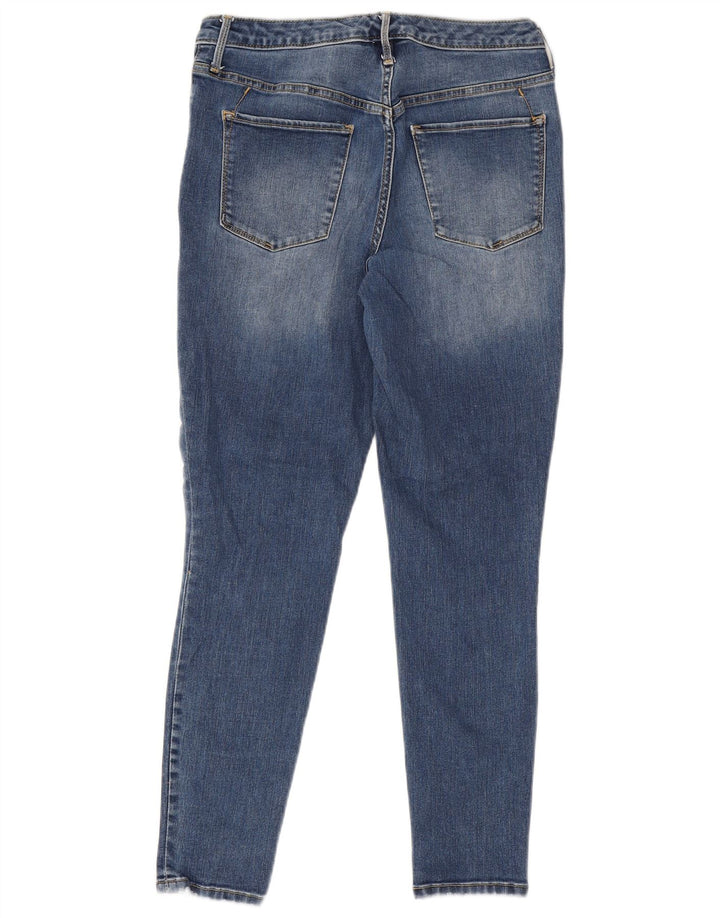 Mossimo Womens Distressed Jegging Jeans US 10 Medium W30 L26 Blue Cotton