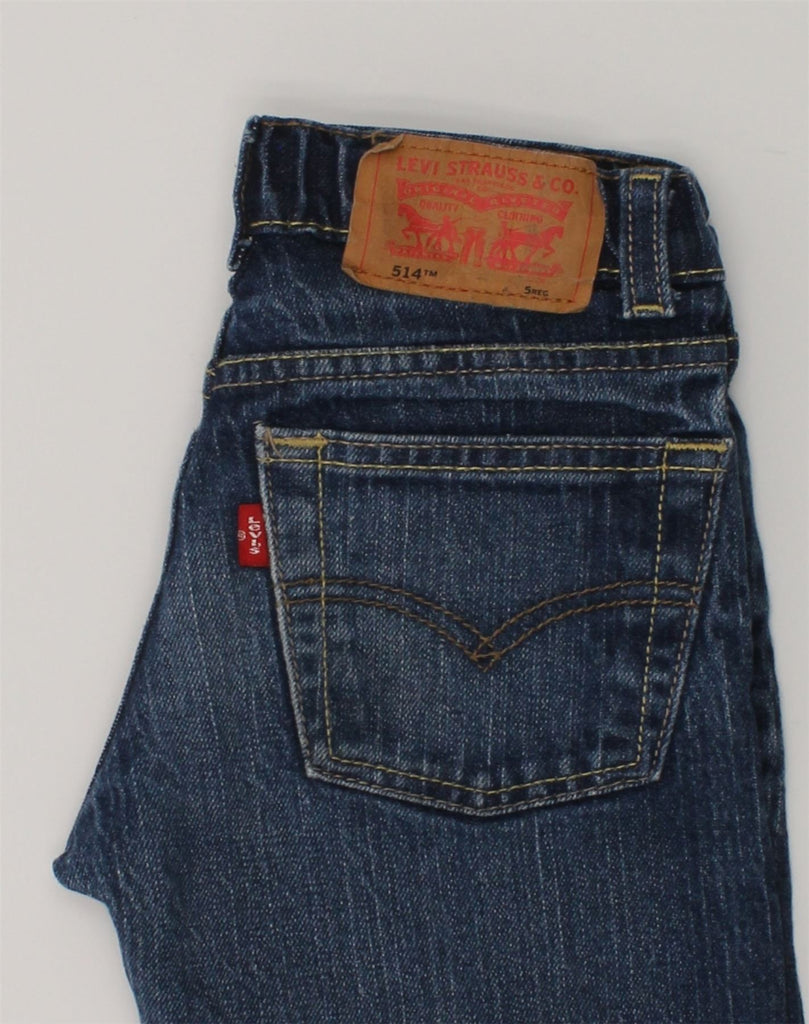 LEVI'S Girls 514 Straight Jeans 4-5 Years W20 L18 Blue Cotton | Vintage Levi's | Thrift | Second-Hand Levi's | Used Clothing | Messina Hembry 