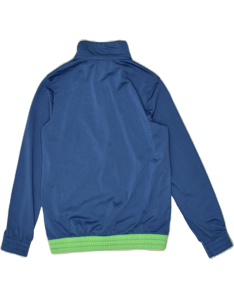 ADIDAS Boys Graphic Tracksuit Top Jacket 9-10 Years Blue Polyester | Vintage Adidas | Thrift | Second-Hand Adidas | Used Clothing | Messina Hembry 