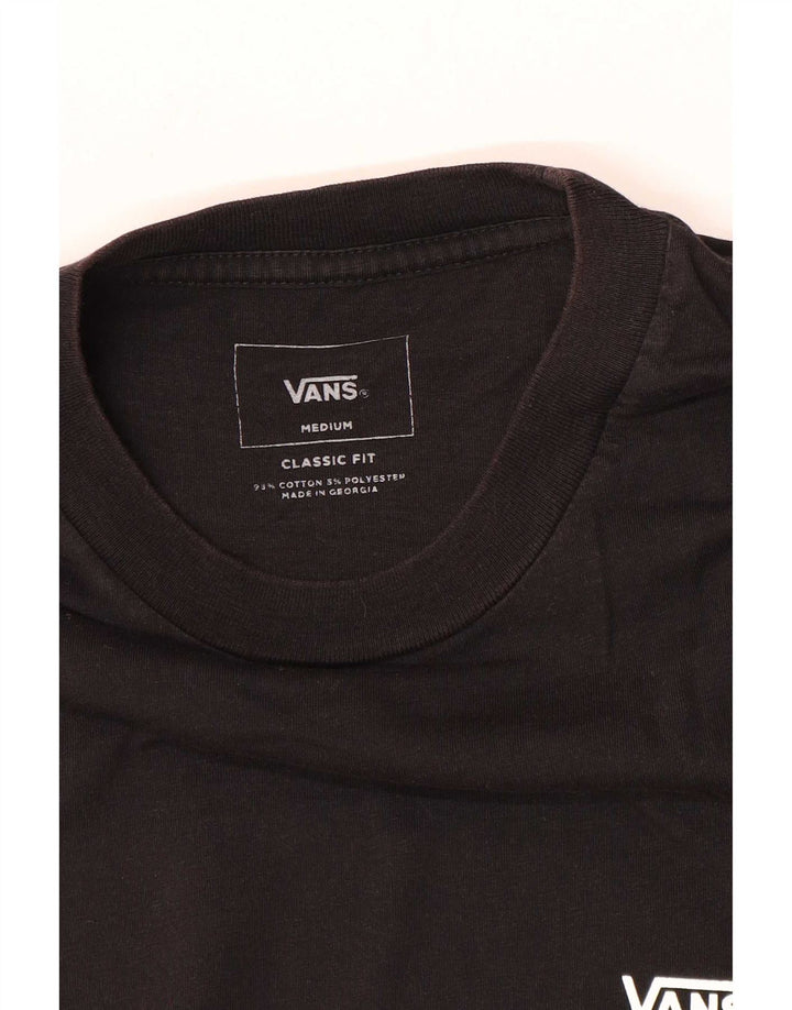 Vans Mens Classic Fit T-Shirt Top Medium Black Colourblock
