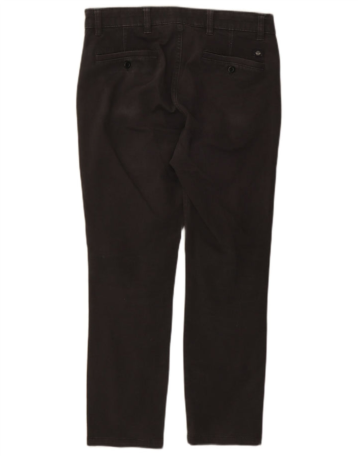 DOCKERS Mens Skinny Chino Trousers W30 L27 Black Cotton