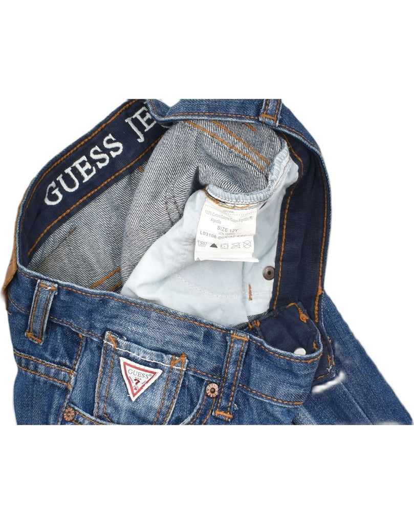 GUESS Boys Straight Jeans 10-11 Years W28 L30 Blue Cotton | Vintage | Thrift | Second-Hand | Used Clothing | Messina Hembry 