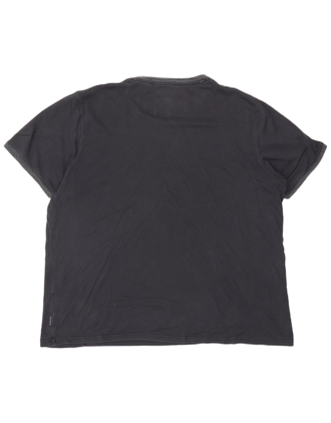 TED BAKER Mens T-Shirt Top 2XL Navy Blue Cotton