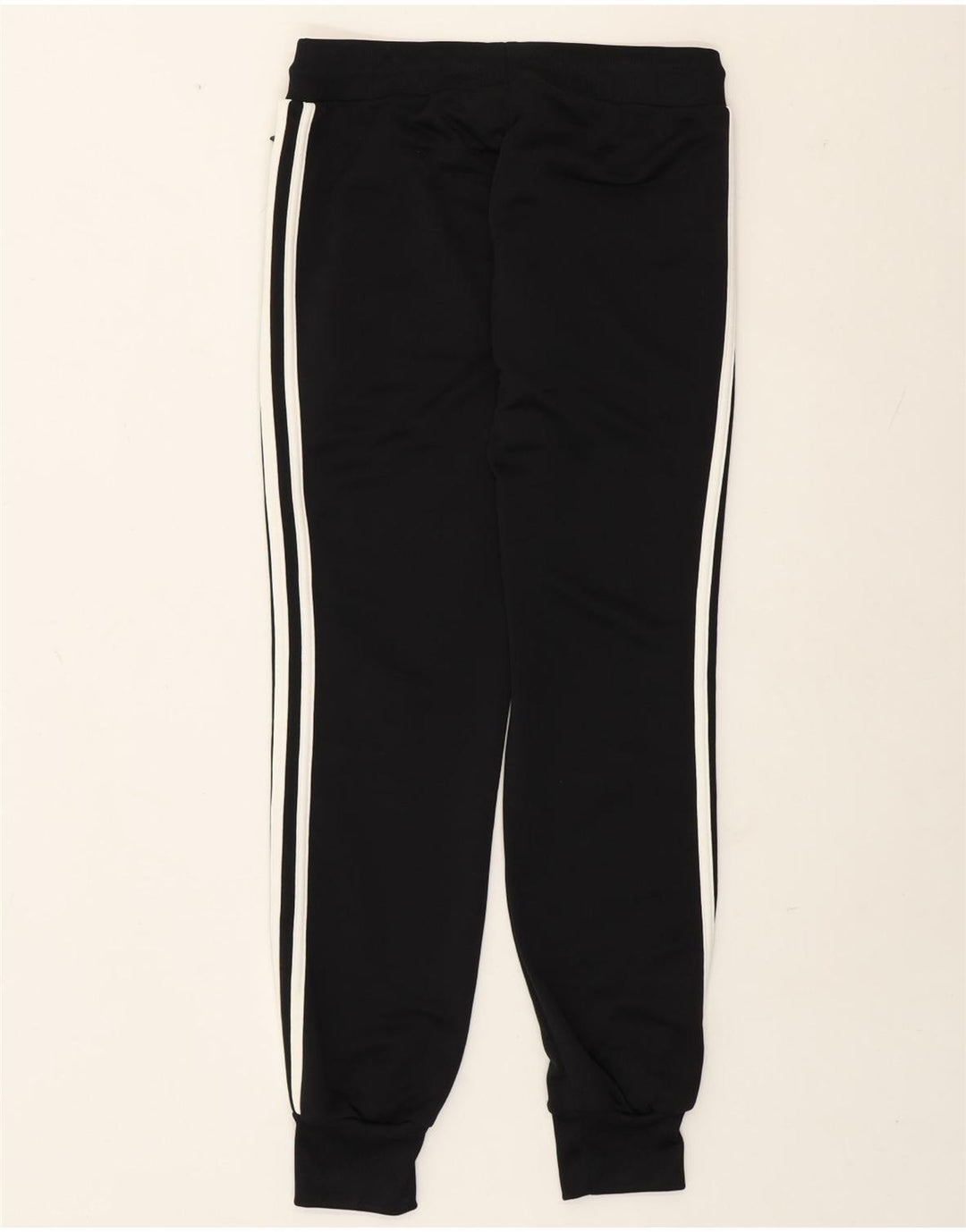 Adidas Womens Tracksuit Trousers Joggers UK 10 Small Black Polyester