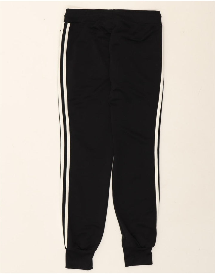 Adidas Womens Tracksuit Trousers Joggers UK 10 Small Black Polyester