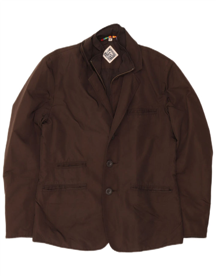Tucano Urbano Mens Blazer Padded Jacket UK 34 XS Brown Polyester