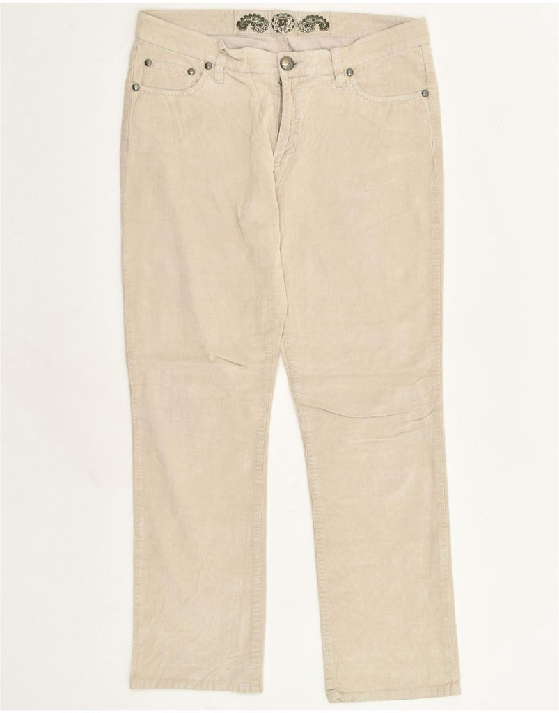 MARLBORO CLASSICS Womens Slim Corduroy Trousers W31 L27 Beige Cotton | Vintage Marlboro Classics | Thrift | Second-Hand Marlboro Classics | Used Clothing | Messina Hembry 