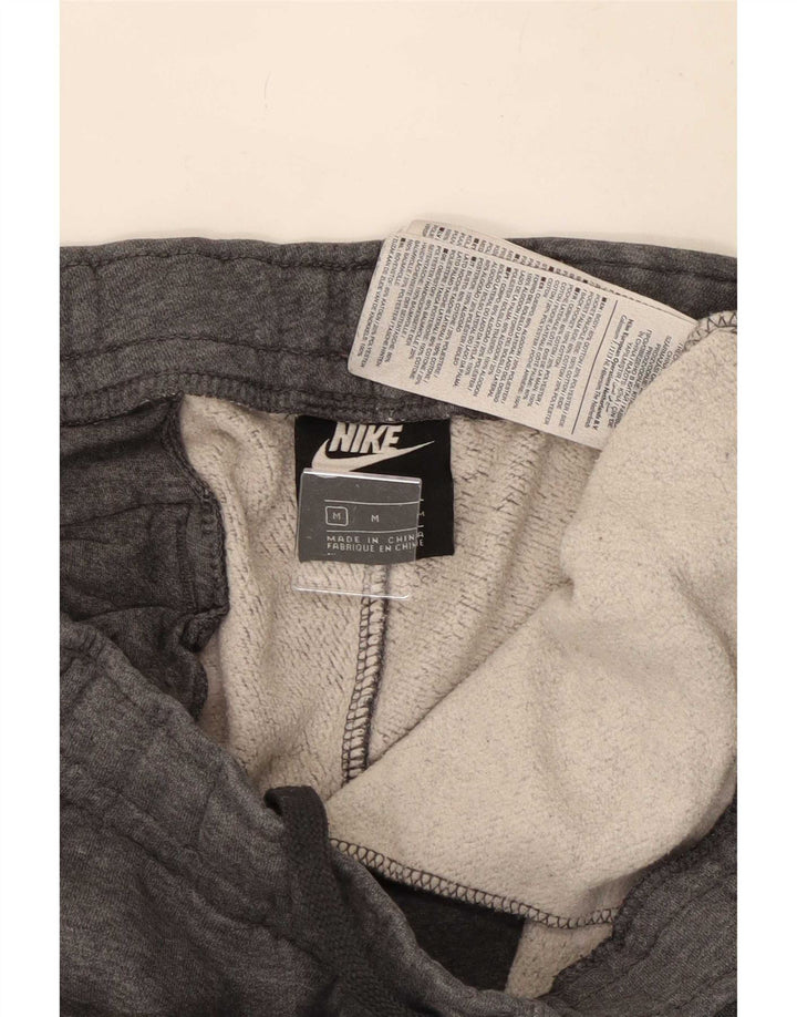Nike Mens Graphic Tracksuit Trousers Joggers Medium Grey Cotton