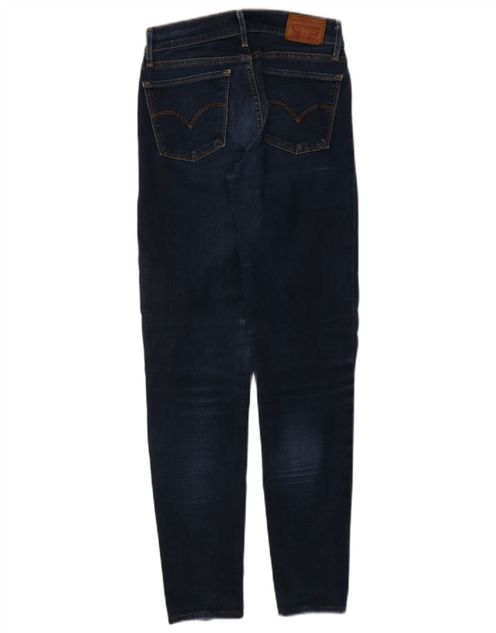 Levi's Womens 710 Super Skinny Jeans W26 L28 Navy Blue