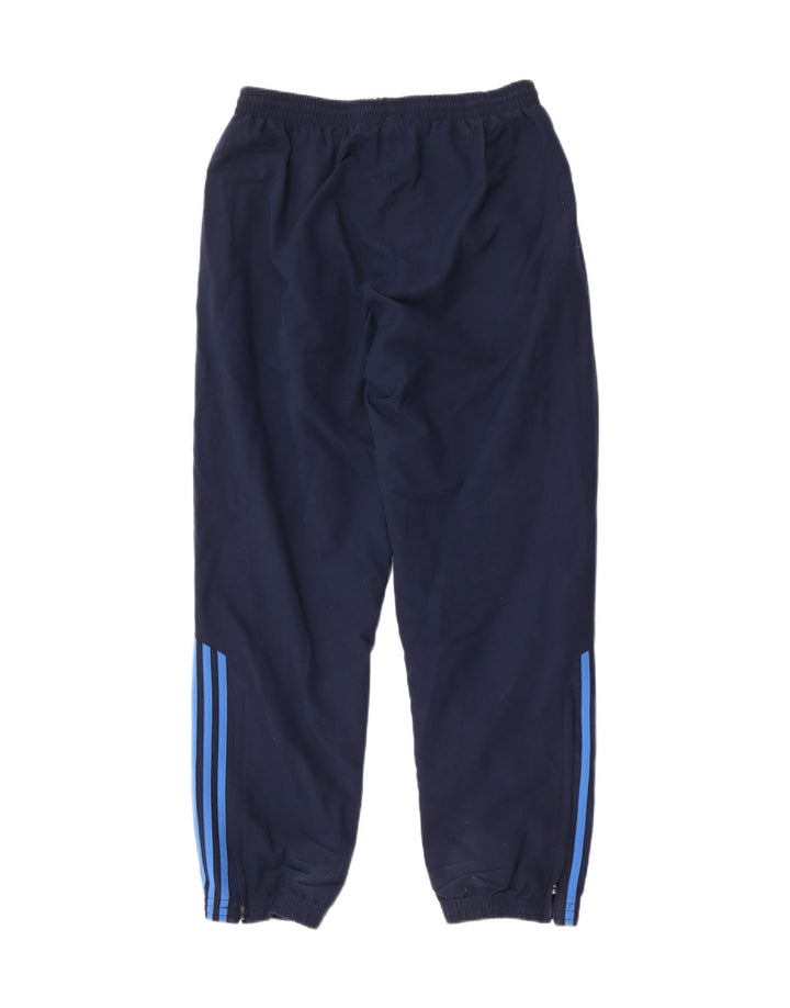 Adidas Mens Tracksuit Trousers Joggers Large Navy Blue Polyester