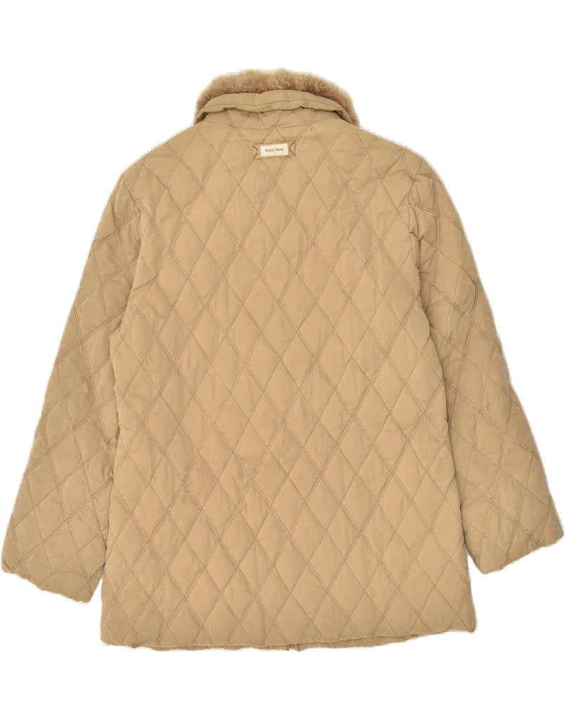 HENRY COTTONS Womens Quilted Jacket IT 46 Large Beige | Vintage Henry Cottons | Thrift | Second-Hand Henry Cottons | Used Clothing | Messina Hembry 