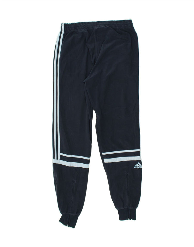 ADIDAS Mens Tracksuit Trousers Joggers Medium Navy Blue Polyester | Vintage Adidas | Thrift | Second-Hand Adidas | Used Clothing | Messina Hembry 