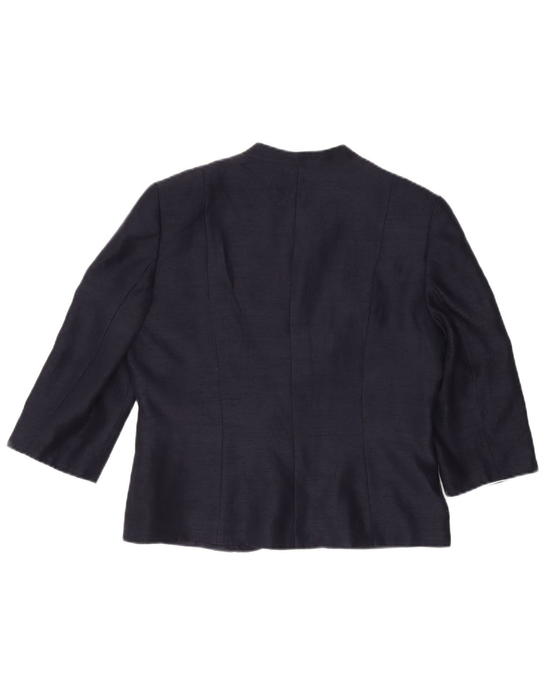 JACQUES VERT Womens 3/4 Sleeve Bolero Jacket UK 14 Large Navy Blue