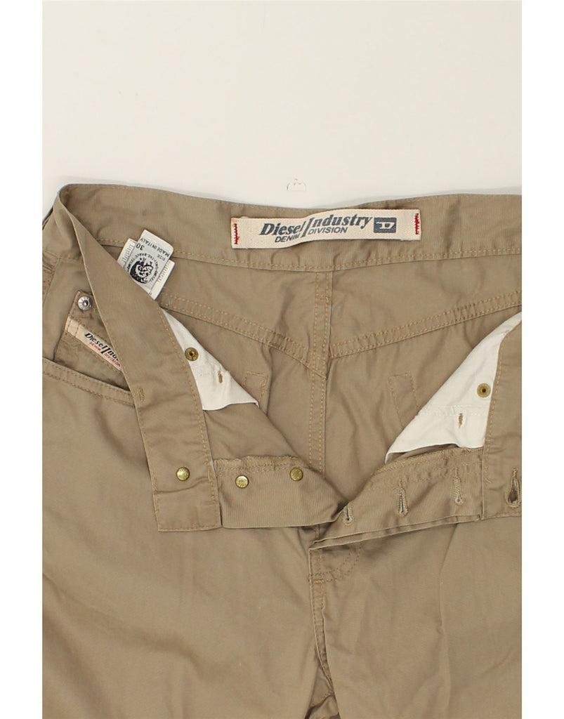 DIESEL Mens Straight Casual Trousers W30 L30  Beige Cotton | Vintage Diesel | Thrift | Second-Hand Diesel | Used Clothing | Messina Hembry 