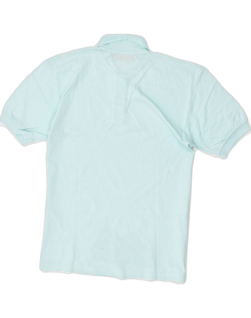 GYMNASIUM Mens Slim Polo Shirt 2XL Turquoise Cotton | Vintage Gymnasium | Thrift | Second-Hand Gymnasium | Used Clothing | Messina Hembry 