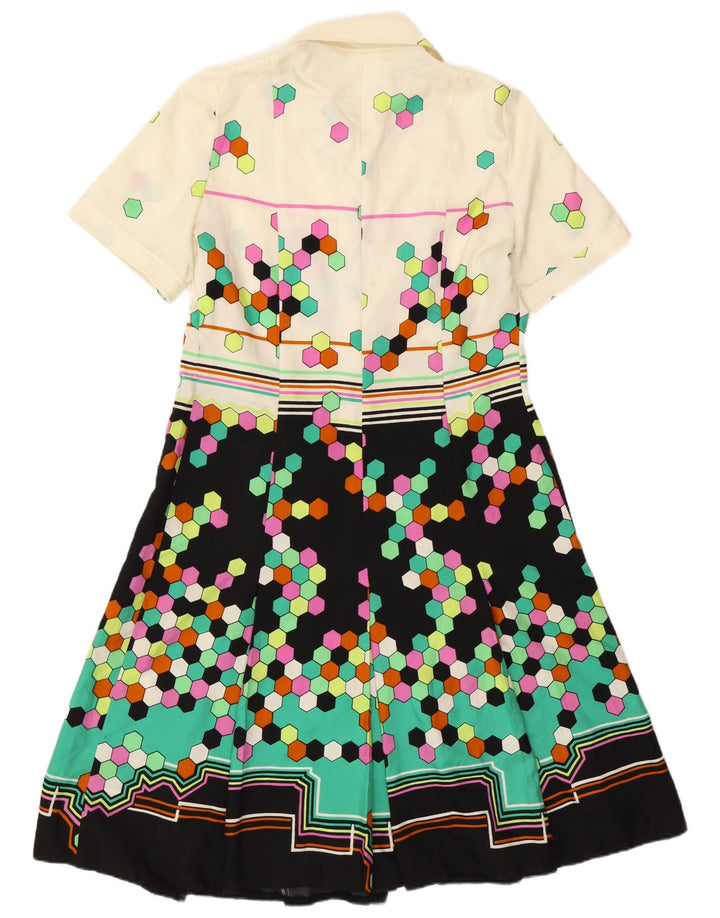 Roslein Womens A-Line Dress UK 12 Medium Multicoloured Geometric