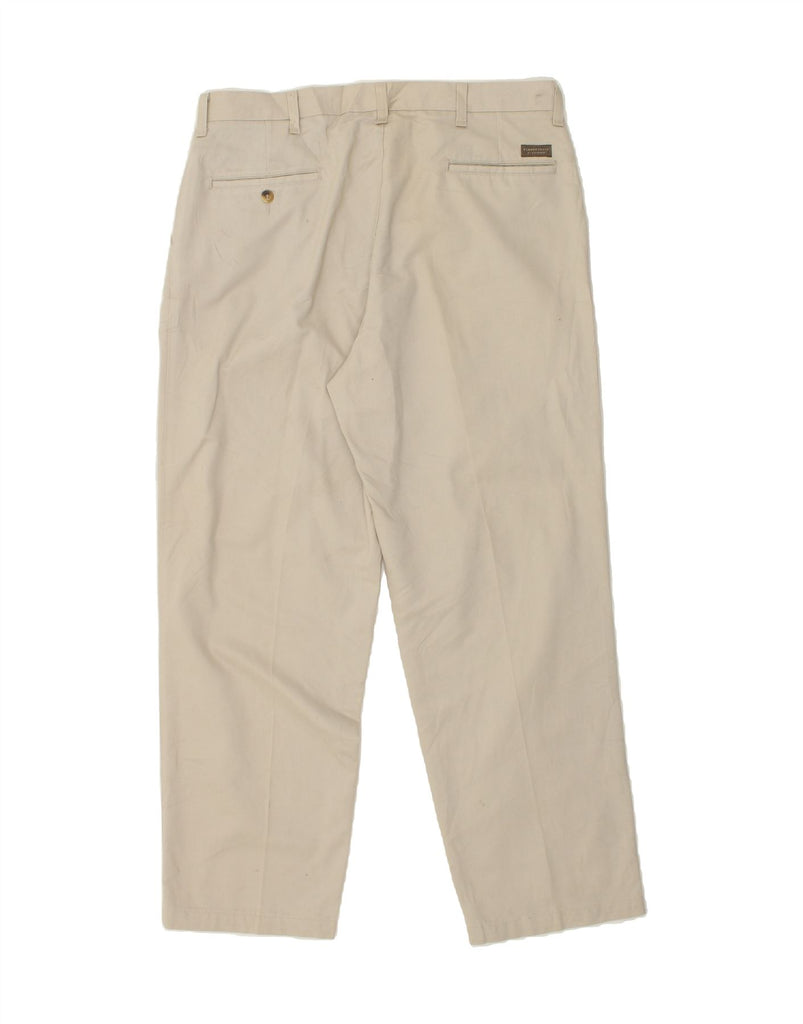 WRANGLER Mens Pegged Chino Trousers W36 L30 Beige Cotton | Vintage Wrangler | Thrift | Second-Hand Wrangler | Used Clothing | Messina Hembry 