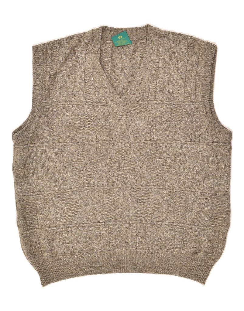 CANDA Mens Vest Tank Top Small Grey Flecked | Vintage Canda | Thrift | Second-Hand Canda | Used Clothing | Messina Hembry 