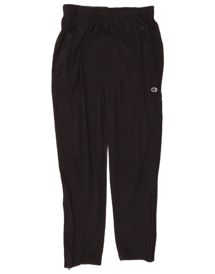 Champion Womens Tracksuit Trousers UK 12 Medium Black Polyester