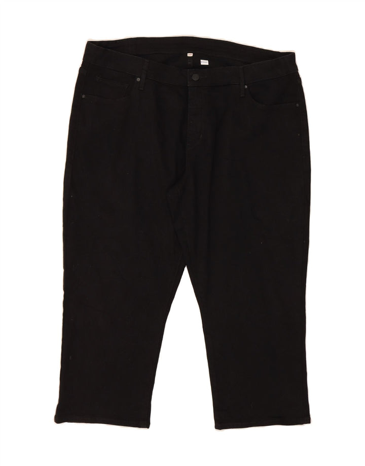 LEVI'S Womens Bermuda Denim Shorts US 22 3XL W40 Black Cotton Vintage Levi's and Second-Hand Levi's from Messina Hembry 