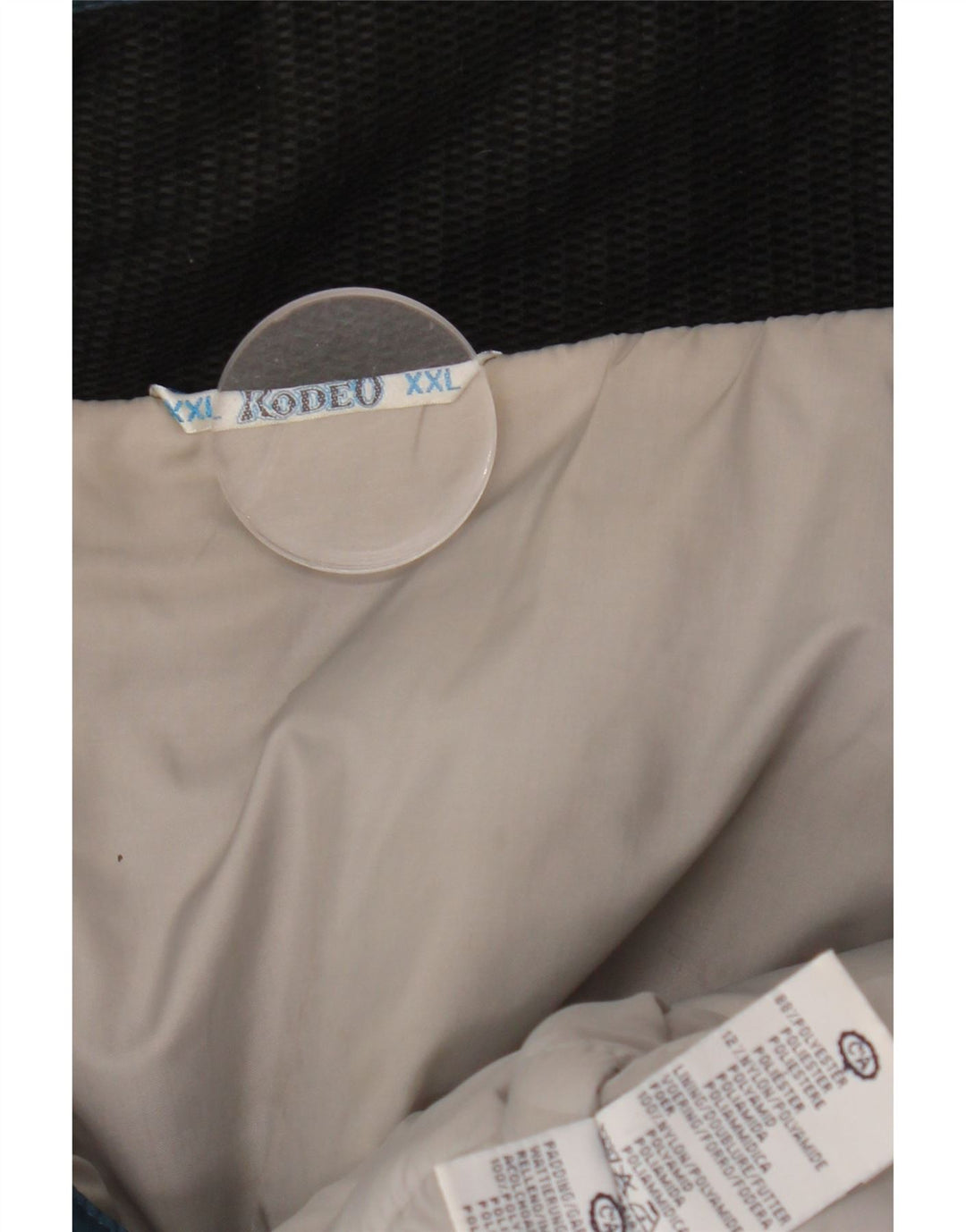 C&A Mens Zip Windbreaker Jacket UK 44 2XL Blue Colourblock Polyester Winter