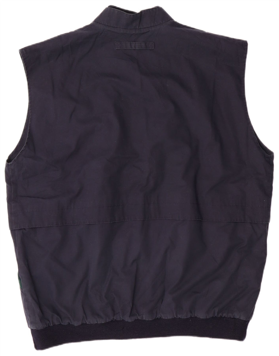 Vintage Mens Reversible Gilet UK 42 XL Navy Blue Colourblock