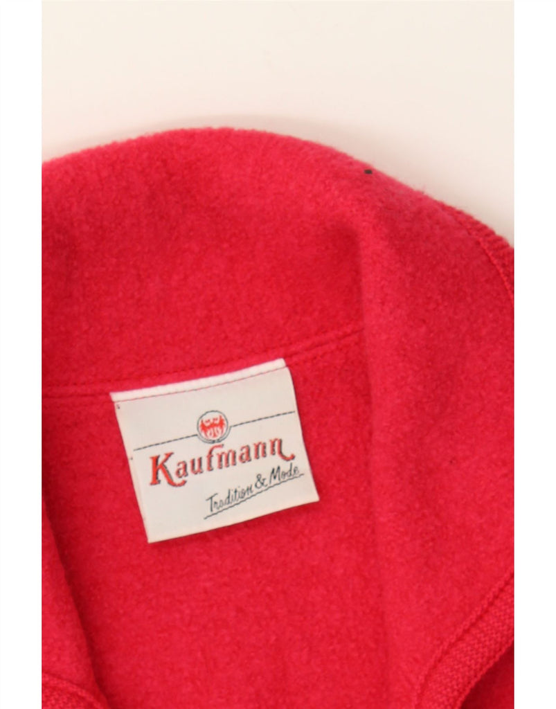 KAUFMANN Womens 3 Button Blazer Jacket IT 46 Large Red Wool Vintage Kaufmann and Second-Hand Kaufmann from Messina Hembry 