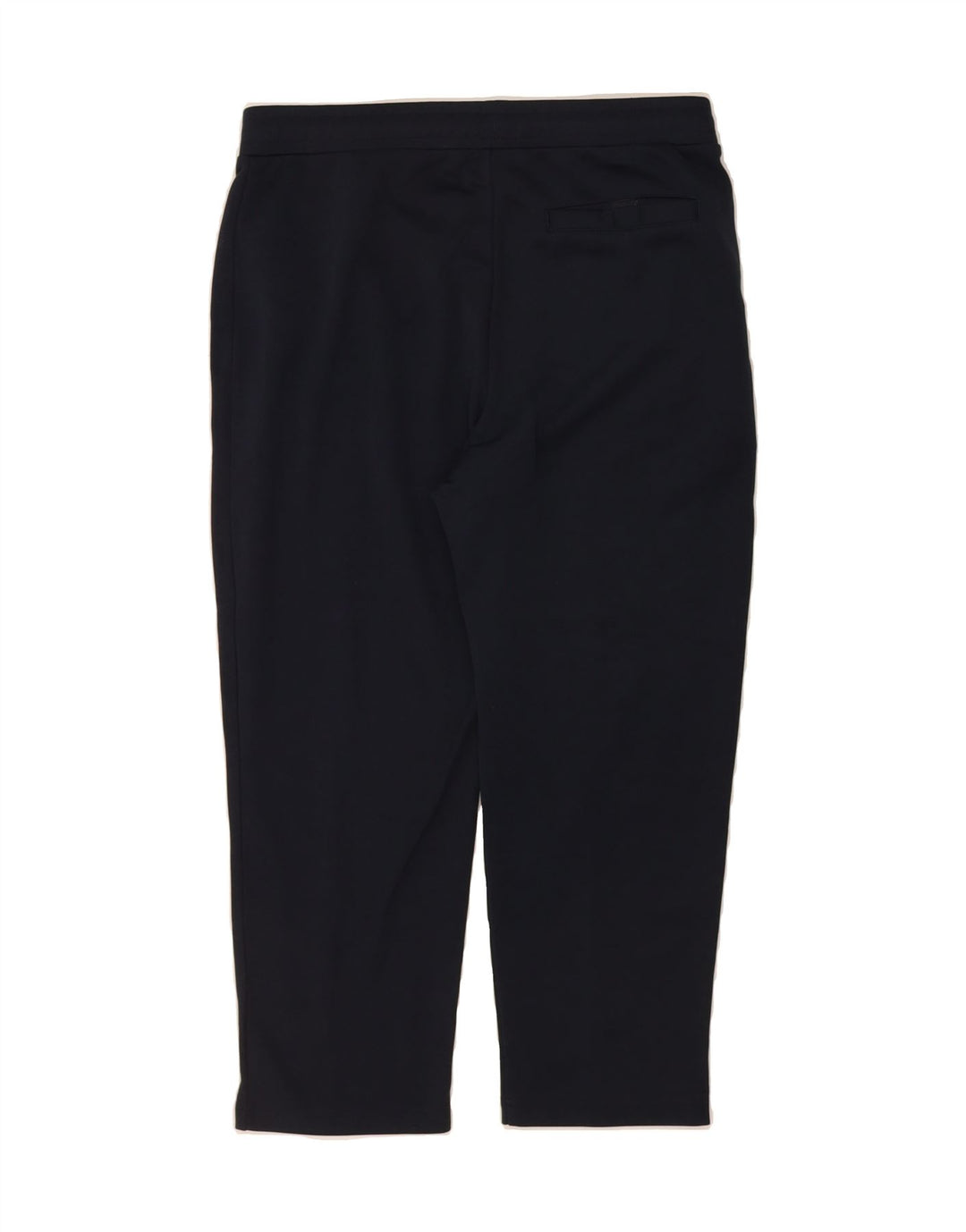 ELLESSE Womens Capri Tracksuit Trousers UK 14 Medium Navy Blue Cotton Vintage Ellesse and Second-Hand Ellesse from Messina Hembry 