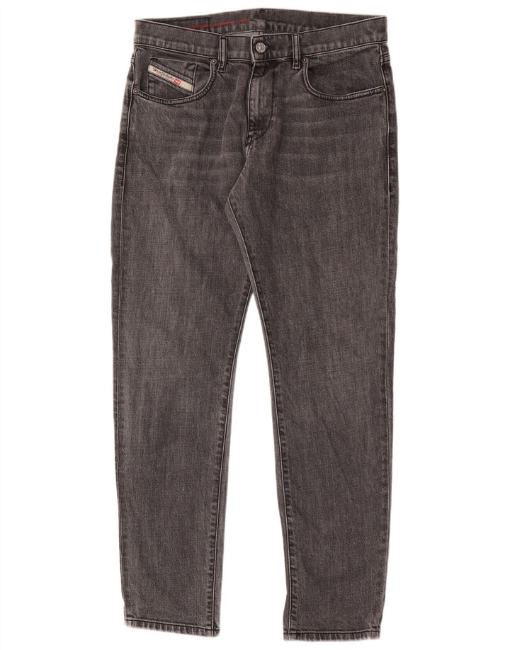 Diesel Mens Thanaz Slim Jeans W30 L30 Grey Cotton