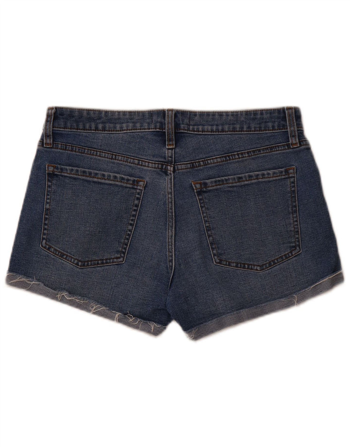 ABERCROMBIE & FITCH Womens Mid Rise Denim Shorts US 8 Medium W29 Blue