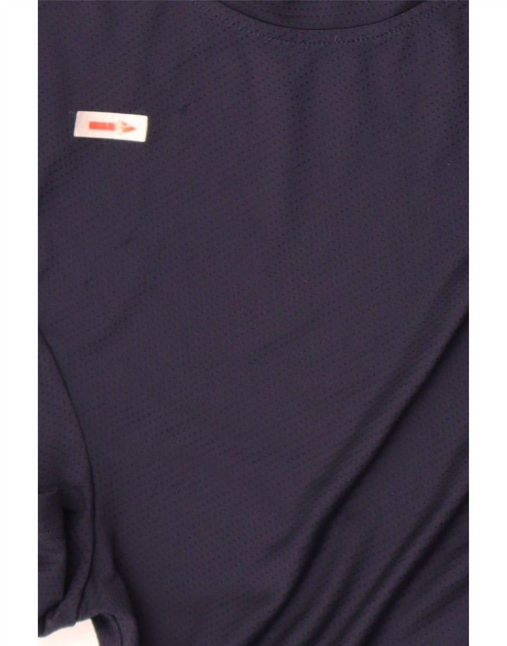 Adidas Mens Aeroready T-Shirt Top Medium Navy Blue Polyester