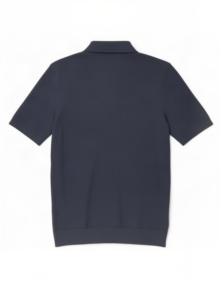 Marks & Spencer Mens Polo Shirt Medium Blue Cotton