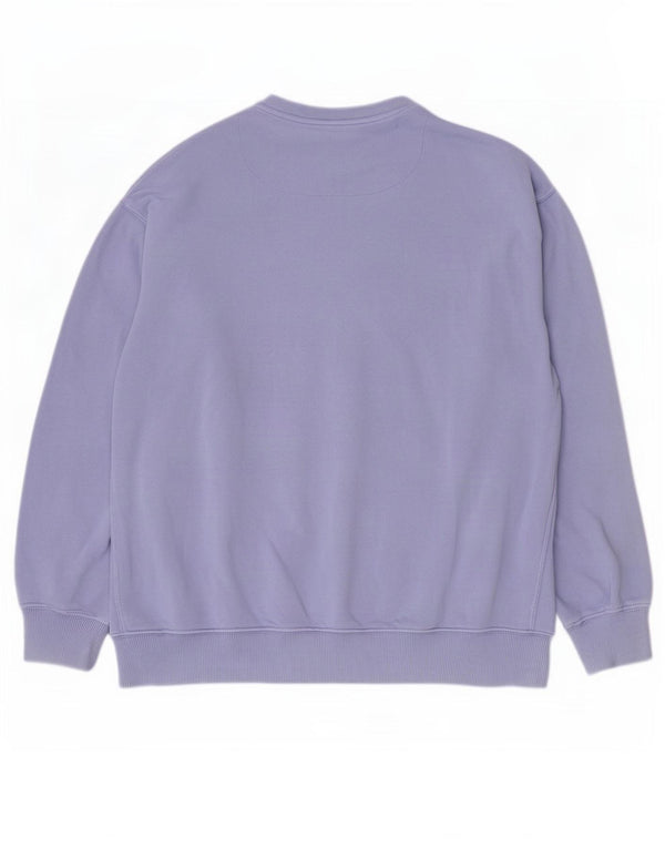 Fat Face Womens Sweatshirt Jumper UK 12 Medium Blue Cotton